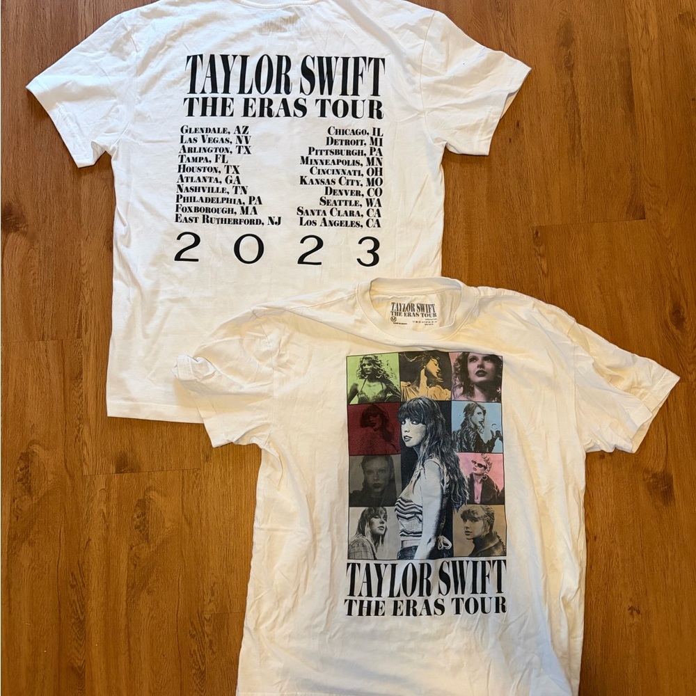Taylor Swift The Eras Tour Set of 2 T-Shirts - White